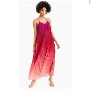 Pleated ombré dress XS